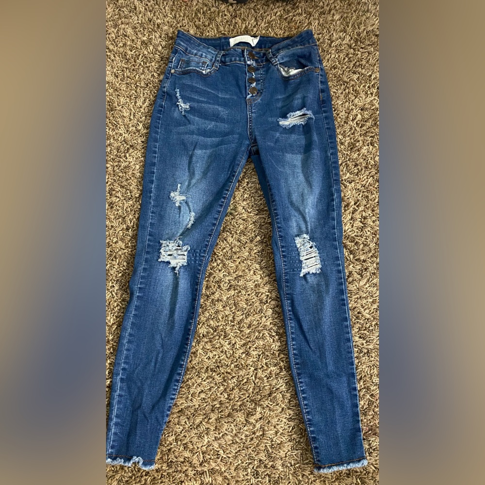 High rise jeans